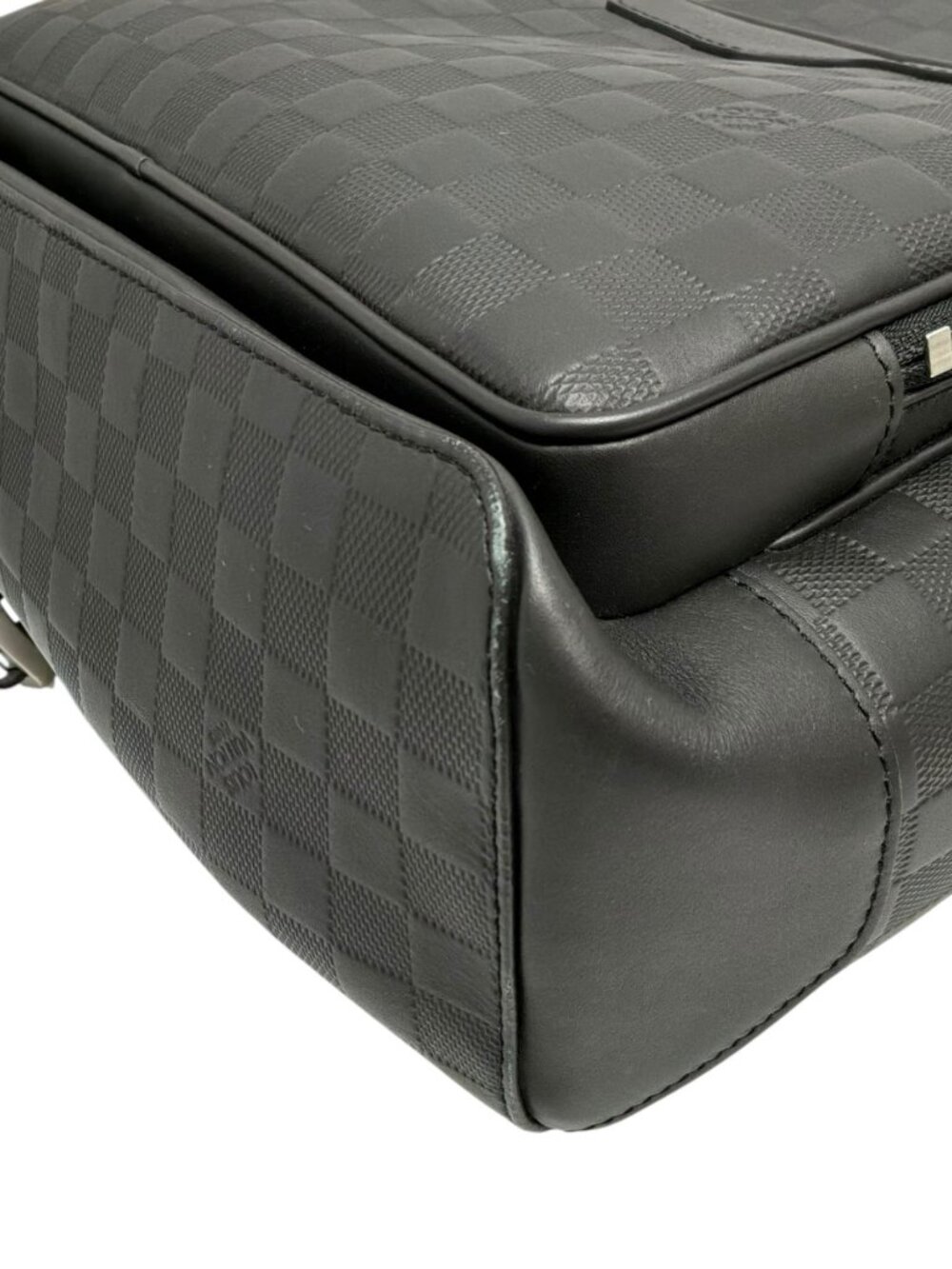 LOUIS VUITTON 2020 Black Damier Coated Canvas Infini Campus Backpack SHW - Picture 7 of 14